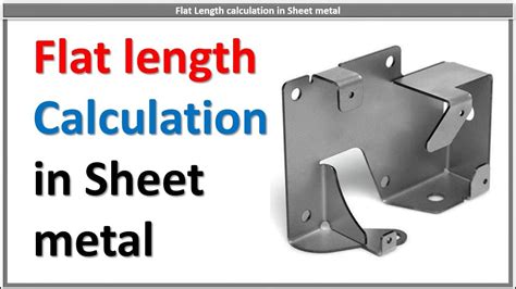 developed length sheet metal|how to calculate a metal sheet.